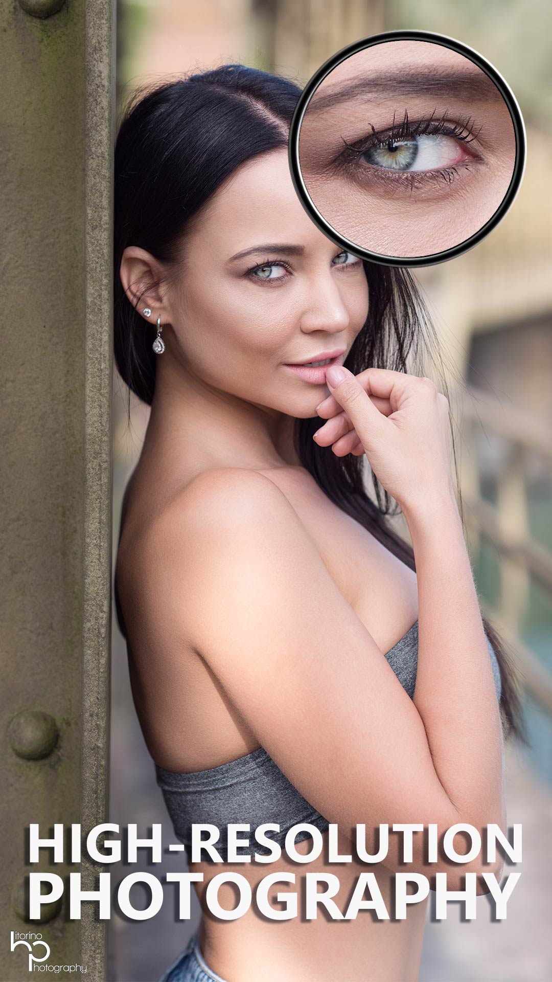 Porträt einer Person mit natürlichem Licht