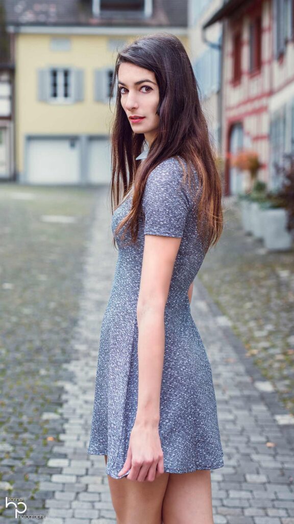 Porträt einer Person mit natürlichem Licht