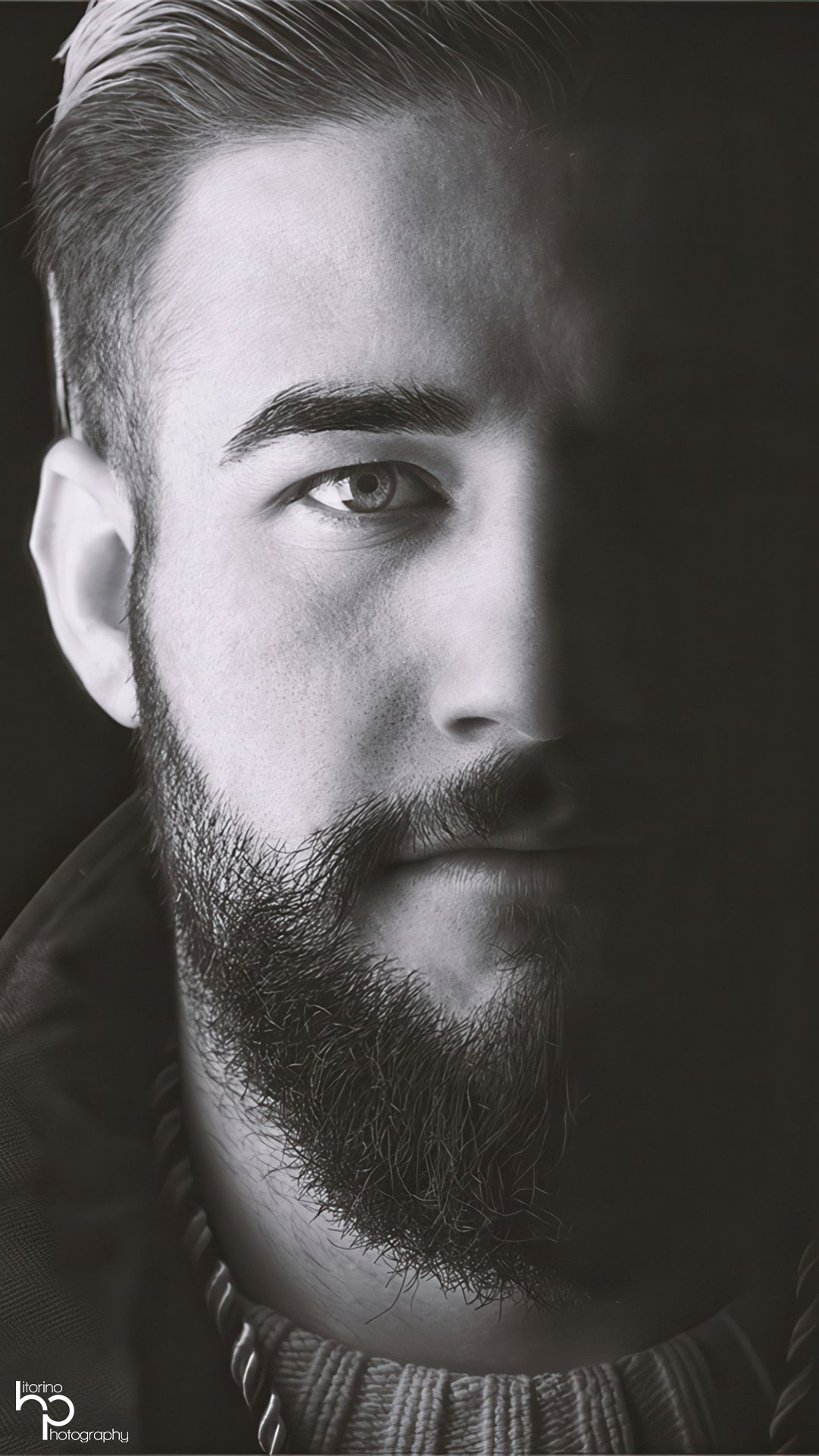 Porträt einer Person mit natürlichem Licht